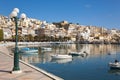 Crete,Sitia,View of boats at harbour Royalty Free Stock Photo