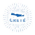 Crete sunburst badge.