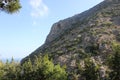 Cretan mountains Royalty Free Stock Photo
