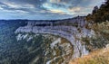 Creux du Van rocky cirque, Neuchatel canton, Switzerland Royalty Free Stock Photo