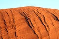 Crevice details from Uluru Royalty Free Stock Photo