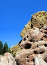 Creviced Boulder in Garden of the Gods