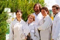 Crew of Bee Keepers Royalty Free Stock Photo