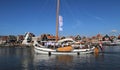 Crew of sailing boat in Volendam, Holland