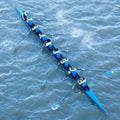 Crew Team in Competition Royalty Free Stock Photo