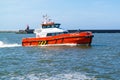 Crew transfer catamaran for offshore windfarms