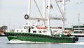 Crew Vessel AILINE ELIZABETH passing the Port of Oakland Royalty Free Stock Photo