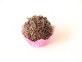 Brigadeiro brazilian chocolate candy isolated background recipe delicious Sao Paulo Brazil