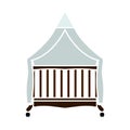 Crib With Canopy Icon