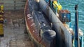 Crib Point, VIC, AU - Sep 17, 2022: HMAS Otama Submarine to be scrapped