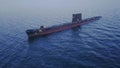 HMAS Otama Submarine at sunrise