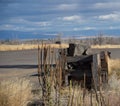 Crib for Uncovered Rocks in Oregon Royalty Free Stock Photo