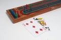 Cribbage board Royalty Free Stock Photo