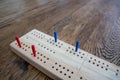 Cribbage, or crib, is a card game traditionally for two players that involves playing and grouping cards Royalty Free Stock Photo