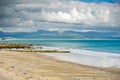 Criccieth beach, Gwynedd, Wales Royalty Free Stock Photo