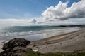 Criccieth Beach, near Porthmadog, Wales, UK