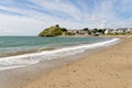 Criccieth beach in North Wales