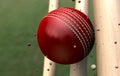 Cricket Ball Striking Wickets With Particles