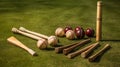 cricket balls with wicket generated by AI tool