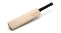Cricket Bat with Leather Cover and Handle Royalty Free Stock Photo