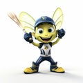 Cricket Bug Team: Superhero Cartoon Mascots Wallpaper