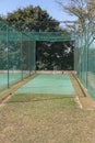 Cricket practice nets Royalty Free Stock Photo