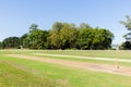 Cricket Field Pitch`s Wickets Grounds