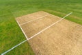 Cricket field Royalty Free Stock Photo