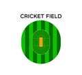 Cricket field arena