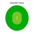 Cricket Field in real proportions, cricket stadium