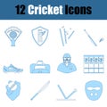 Cricket Icon Set