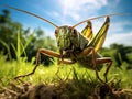 Ai Generated illustration Wildlife Concept of Cricket Insect