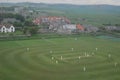 Cricket Match, Bamburgh, Northumberland Royalty Free Stock Photo