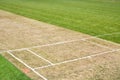 Cricket pitch sport background Royalty Free Stock Photo