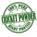 Cricket powder grunge rubber stamp