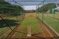 Cricket Practice Nets Royalty Free Stock Photo