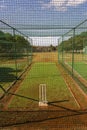 Cricket Practice Nets Royalty Free Stock Photo