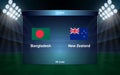 cricket scoreboard broadcast graphic template Royalty Free Stock Photo