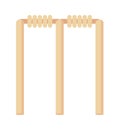 cricket stumps illustration