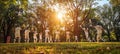 Cricket team spirit intimate unity, celebration, bonding, synergy within the team, with copy space. Royalty Free Stock Photo