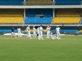 Cricket Team During Drinks Break