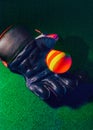 Cricket Wicket Keeper Gloves left handed studio shot Royalty Free Stock Photo