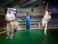 Cricketers Madame Tussaud's Royalty Free Stock Photo