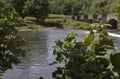 View of the river Usk at Crickhowell