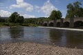 View of the bridge at Crickhowell