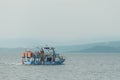 CRIKVENICA, CROATIA - July 26, 2021: Plima jedan Seafari Glass boat transporting tourists Royalty Free Stock Photo