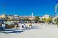 View of mediterranean coastal town Crikvenica