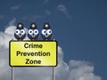 Crime Prevention UK Royalty Free Stock Photo