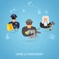 Crime and Punishment Concept