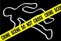 Crime Scene Chalk Mark